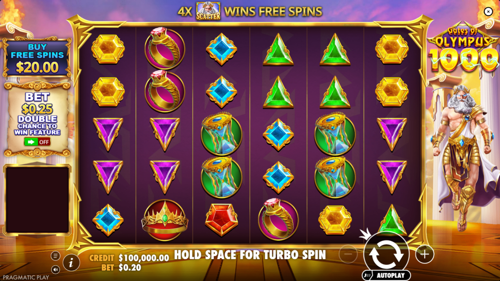 Gates of Olympus 1000 visuals